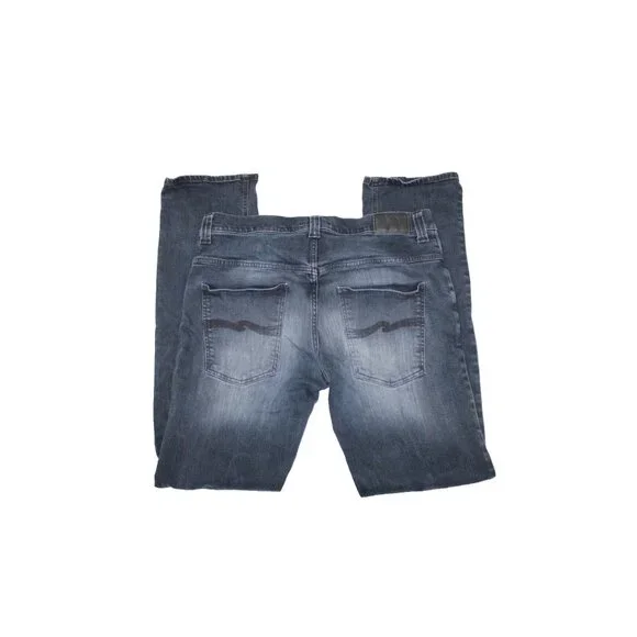 Nudie Jeans Dark Wash Thin Finn Deep dark Organic Cotton Thin Finn Size 36 x 33